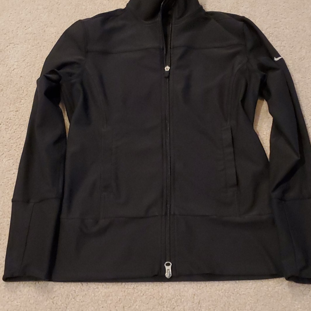 Nike dri fit jacket medium black